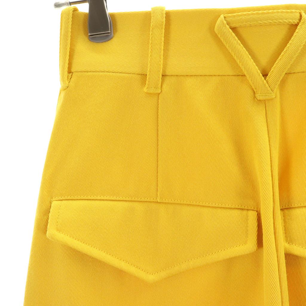 BOTTEGAVENETA Made In Italy Wide Pants 34 Yellow Women Used