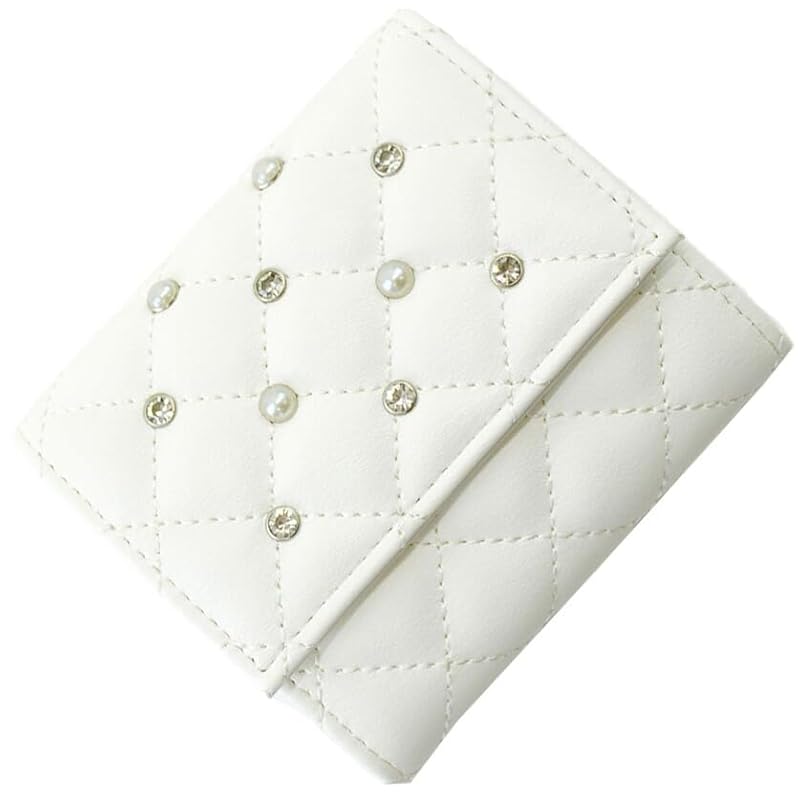 

[SecretDoor] ivory trifold wallet ladies trifold wallet compact wallet mini wallet small wallet woman mini Popularity brand cute thin Thin compact