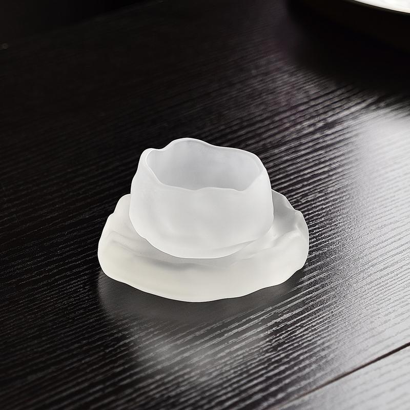 Japanese Sle Glass Tea Cup Set Small Gongfu Tea Cups Personal Dedied Sake Cups Home Use Tea Ceremony Owner Cup