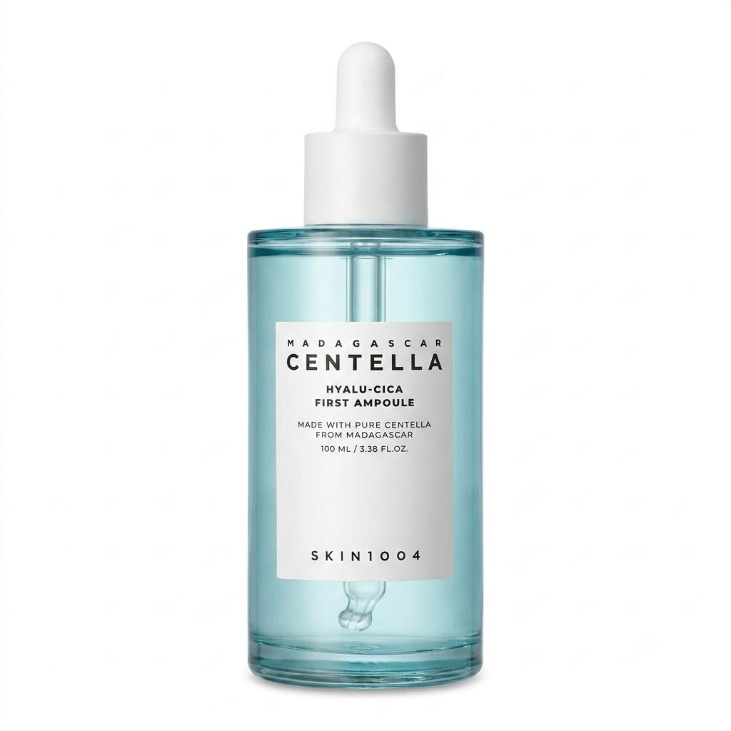 SKIN1004 Madagascar Centella Hyalu-Cica First Ampoule Lightweight Hydrating Skin Comfort Facial Ampoule 100ml