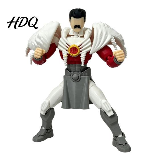Plastic Action Figure 3D Printed Figure DIY Posable Cartoon Character Model Multi-Jointed K