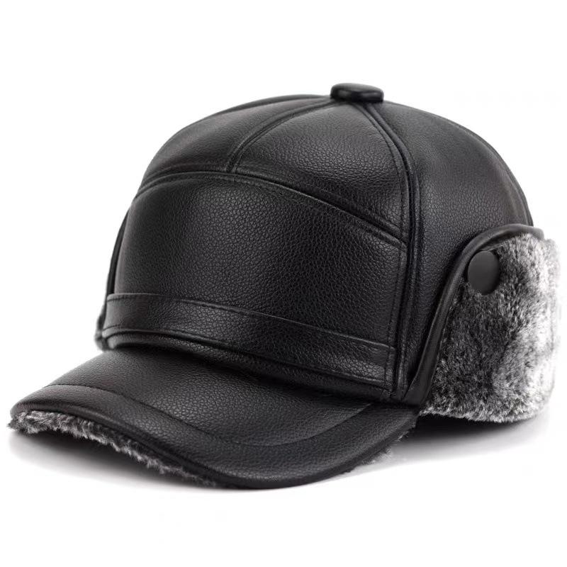 Winter Ear Protection Hat Warmth Plush Peaked Cap Outdoors Fashion Gift Casual