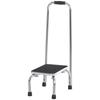 Stufe mit Haltegriff - Sichere Trittstufe - Badezimmer-Einstiegsstufe - Plattform & Rutschfeste Pads - Verzinkter Stahl