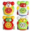 Pull Mini String Ringing Bell Telephone Model Toy Car Cartoon Educational Kids