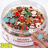2/30 Stück Mini-Weihnachtsanhänger Cartoon Bierglocke Schneemann Weihnachtsmann Anhänger DIY Halskette Ohrring Schmuckherstellung Zubehör