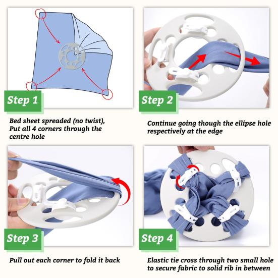 Yousheng Bed Sheet Detangler Duvet Cover Fastener Washer Protector for Sheets Laundry Room Organizer Bed Sheets Accessories