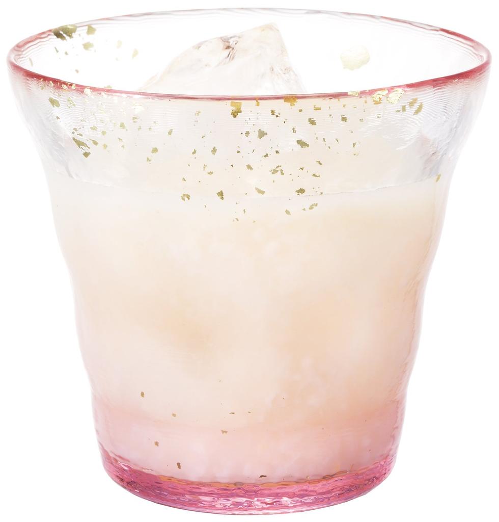 ADERIA Tsugaru Vidro Ice Flower Gold Rim Rock Cherry Blossom Made in in a Dedicated Wooden Perfect for and other A stylish gift for small retirement