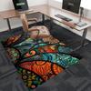 1pc Colorful Mandala Office Chair Mat - Festival Gift, Seasonal Decor, Suitable for Home and Office Use.P041