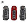 Carbon Fiber Car Key Cover For Porsche Macan Panamera Cayman Cayenne 911 970 981 991 T-Carbon Key Case Fob Shell