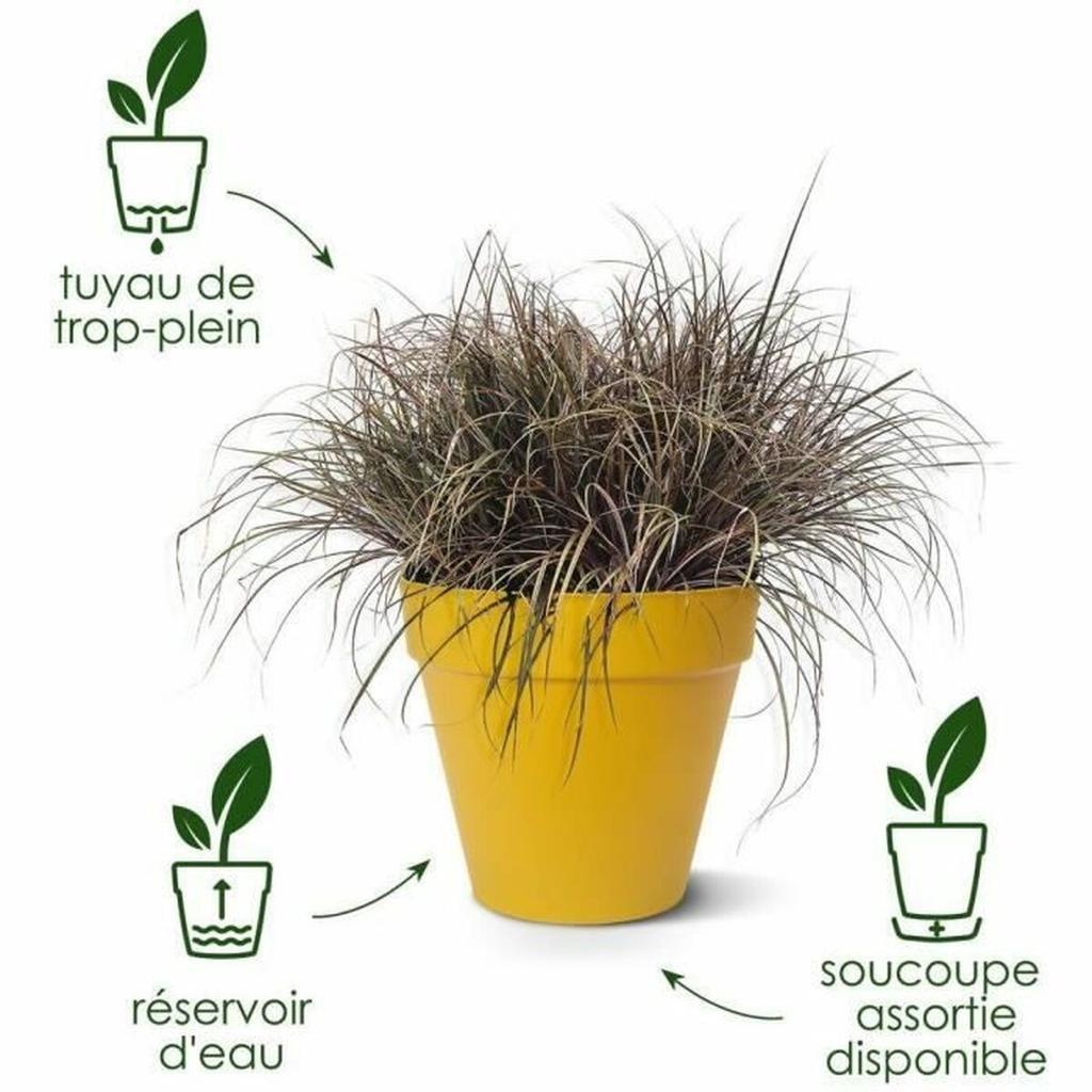 Set aus Töpfen Elho Grauer Kunststoff Rund 2 Stück