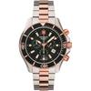 By Grovana Nautilus Chronograph Black Dial Quartz 7040.9157 100M Men's Watch