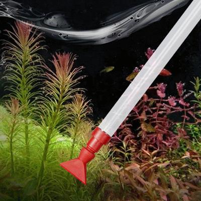Professional Fish Tanks Siphon Pump with Adjustable Flowing Rate for Quick Water Replacement and Cleaning