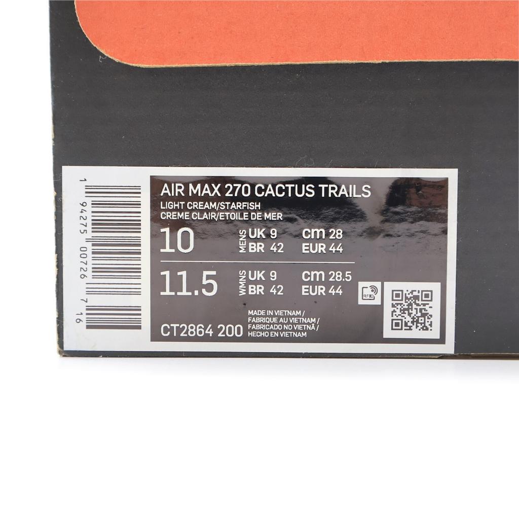 CT2864-200 Travis Scott Nike Air Max 270 Cactus Trails Light Cream (Men's)