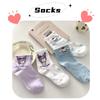 Cute Cartoon Cotton Socks For Women Lovely And Sweet Medium Tube Suitable For All Seasons