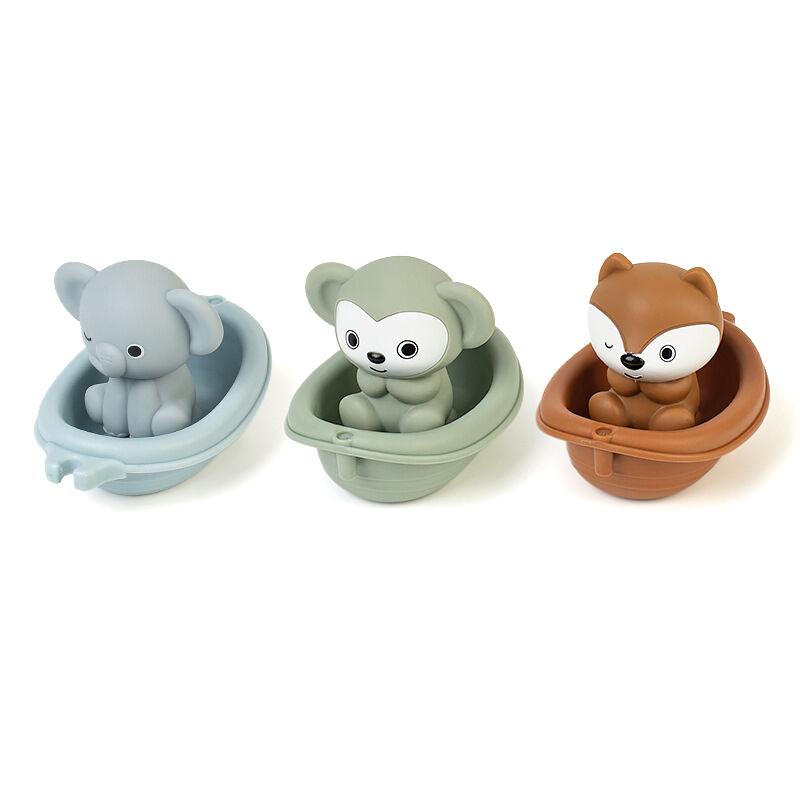 

1 Set Portable Bathtub And Pool Gifts Stylish Baby Bath Toy Kit Without Hole Lovely Animals For 6 To 12 Months Children