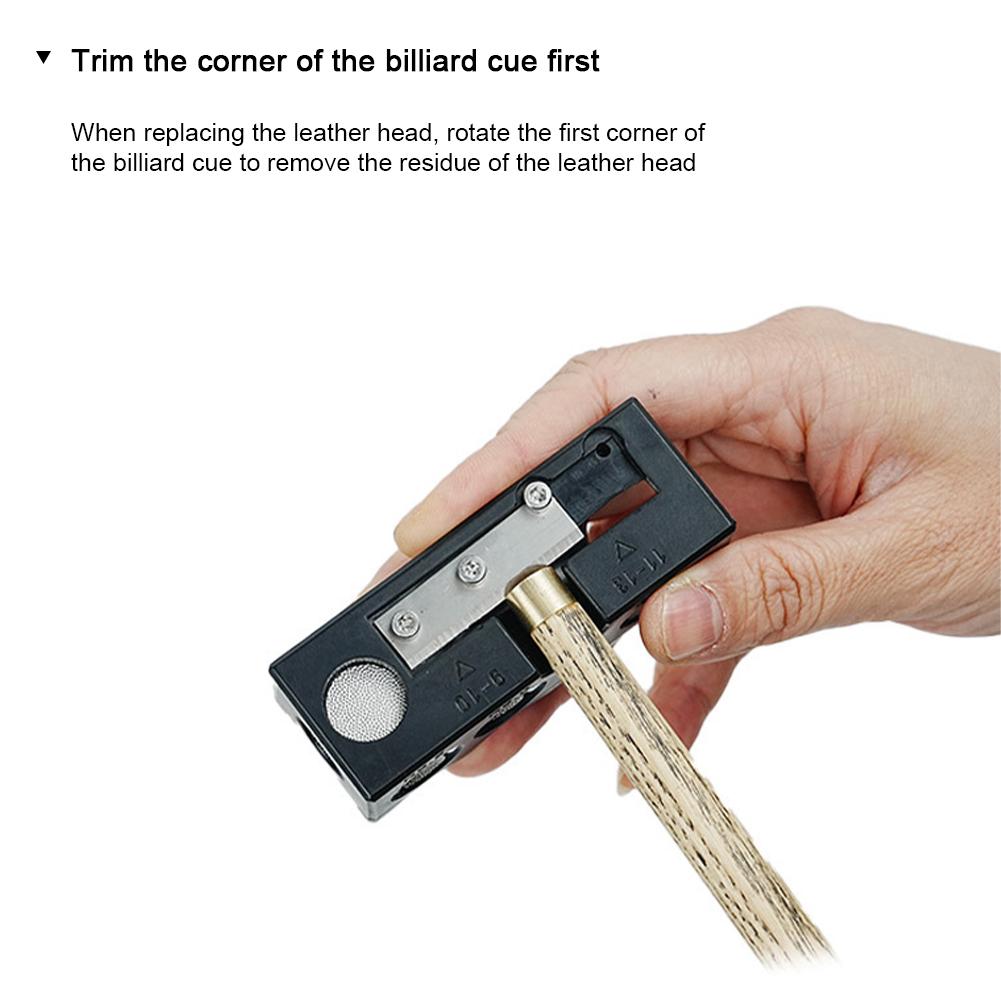 Multi-Functional Billiard Cue Tip Repair Device Cue Tip Polish Needling Gel Removal Tool Billiard Maintenance Repair Accessories
