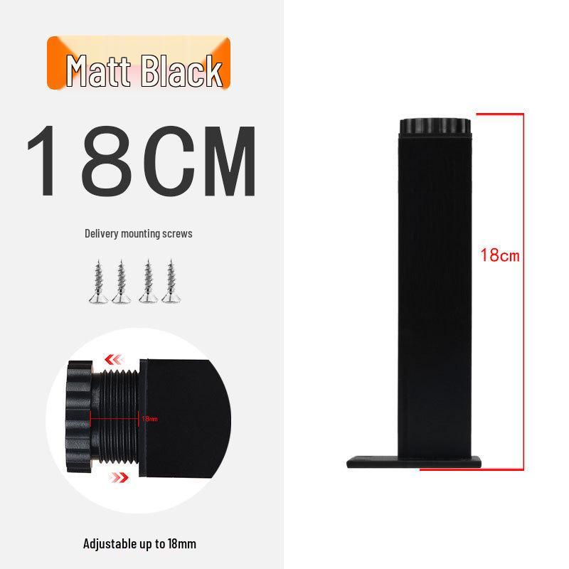 Adjustable Aluminum Alloy Cabinet Legs for Bathroom or TV Cabinets