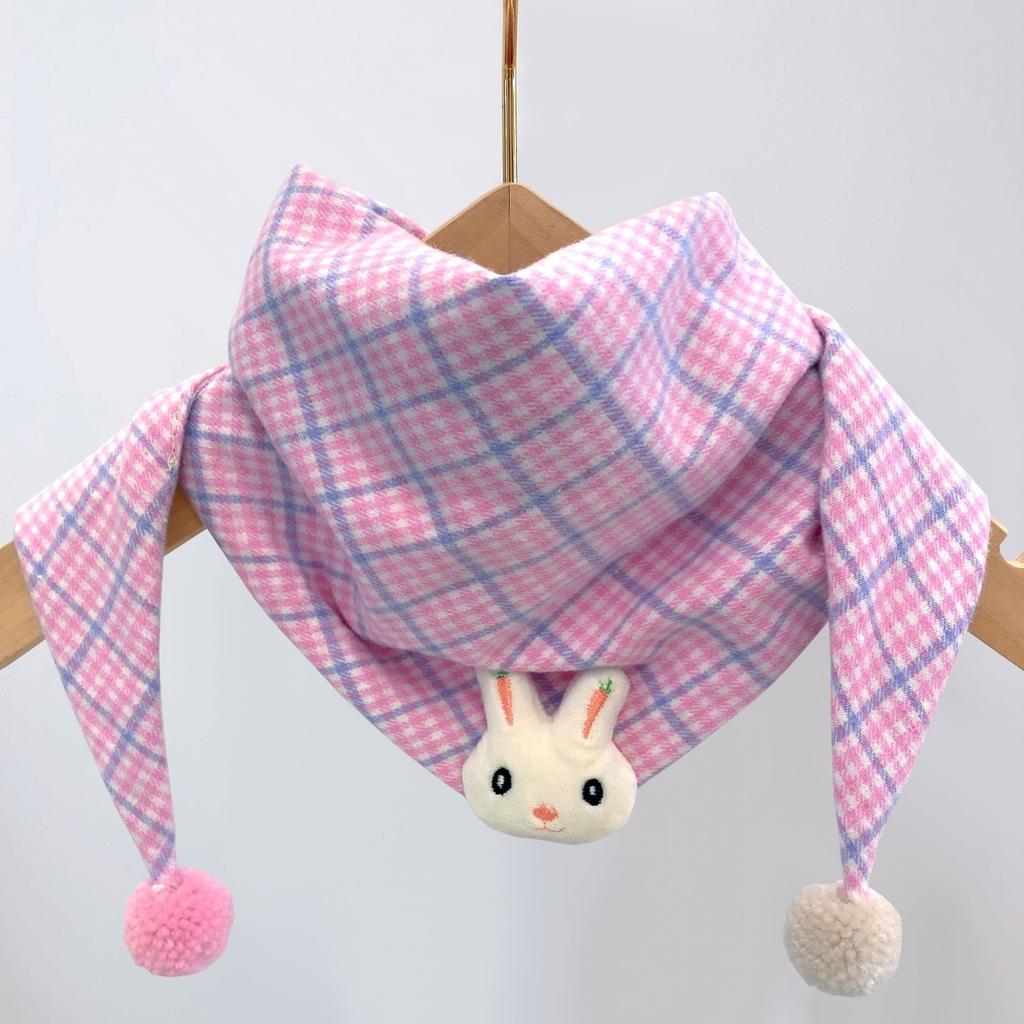 Bomull Baby Triangle Skjerf Høst Vinter Varmt vindtett halstørkle Barn Munnhåndkle Søt tegneserie Gutter Jenter Barneskjerf