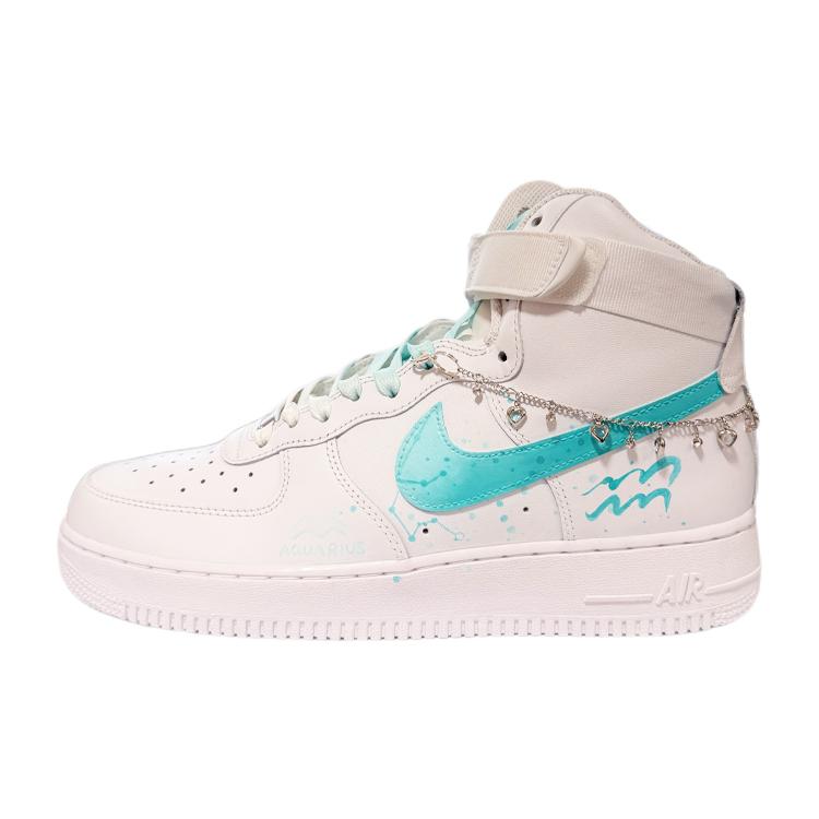 

Nike Air Force 1 Fantasy Blue Abrasion Resistant High top Skateboard Shoes Men s White Blue CW2290-111(Team48-) 44