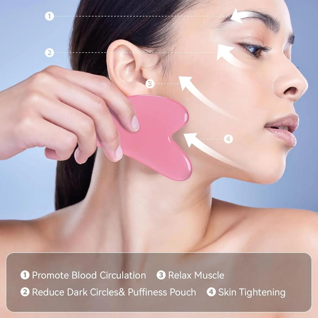 Resin Body Gua Sha Massage Tools Muscle Scraping Massage Tools for Lymphatic Drainage Cellulite Remove Body Sculpting Tools