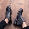 Skórzane Codzienne Męskie Buty Chelsea Nowość Męskie Buty Motocyklowe Ręcznie Robione Męskie Botki Mężczyzna Formalne Biznesowe Buty Eleganckie
