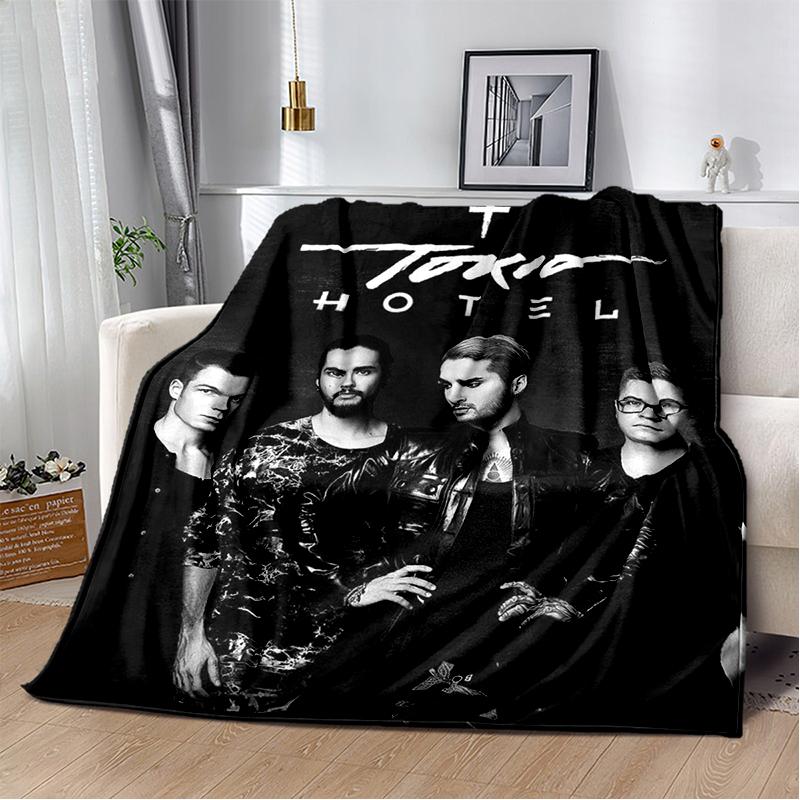 29 Styl Nový Tokio Hotel Rocková Kapela Tom Bill Kaulitz Deku, Měkká Přehozová Deku pro Domov Ložnici Postel Pohovka Kryt Dětský Dárek Kryt