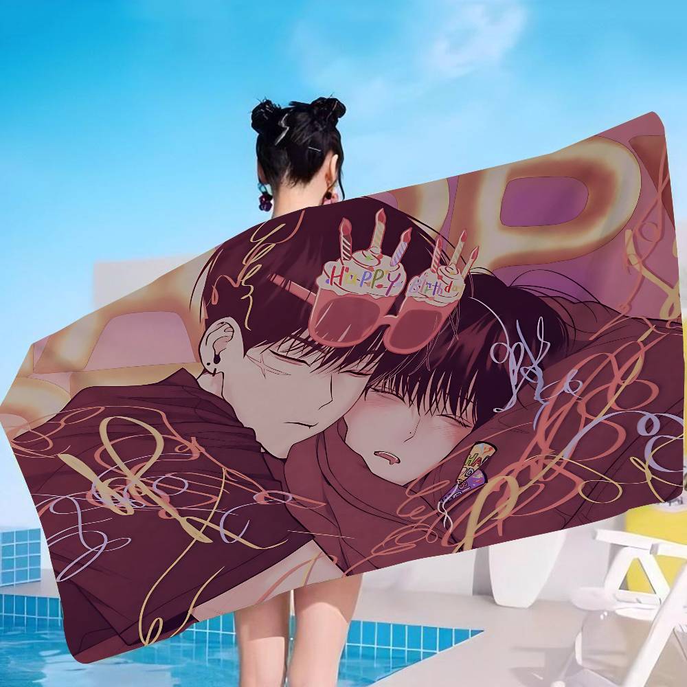 Mondays Savior Bl Microfiber Blanket Quick Drying Beach Towels Oversized Printing Super Absorbent Pool Towel Blanket
