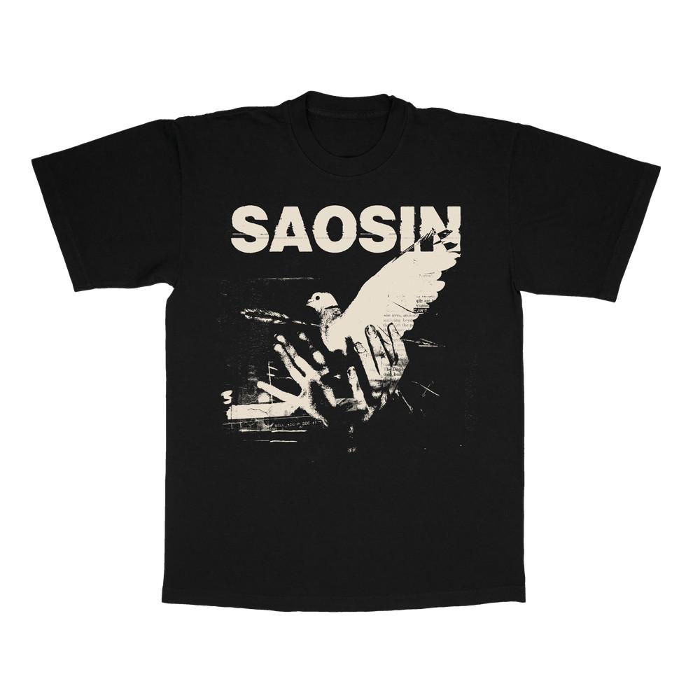 Винтажная футболка группы Saosin  Bird  Все размеры XXXXL