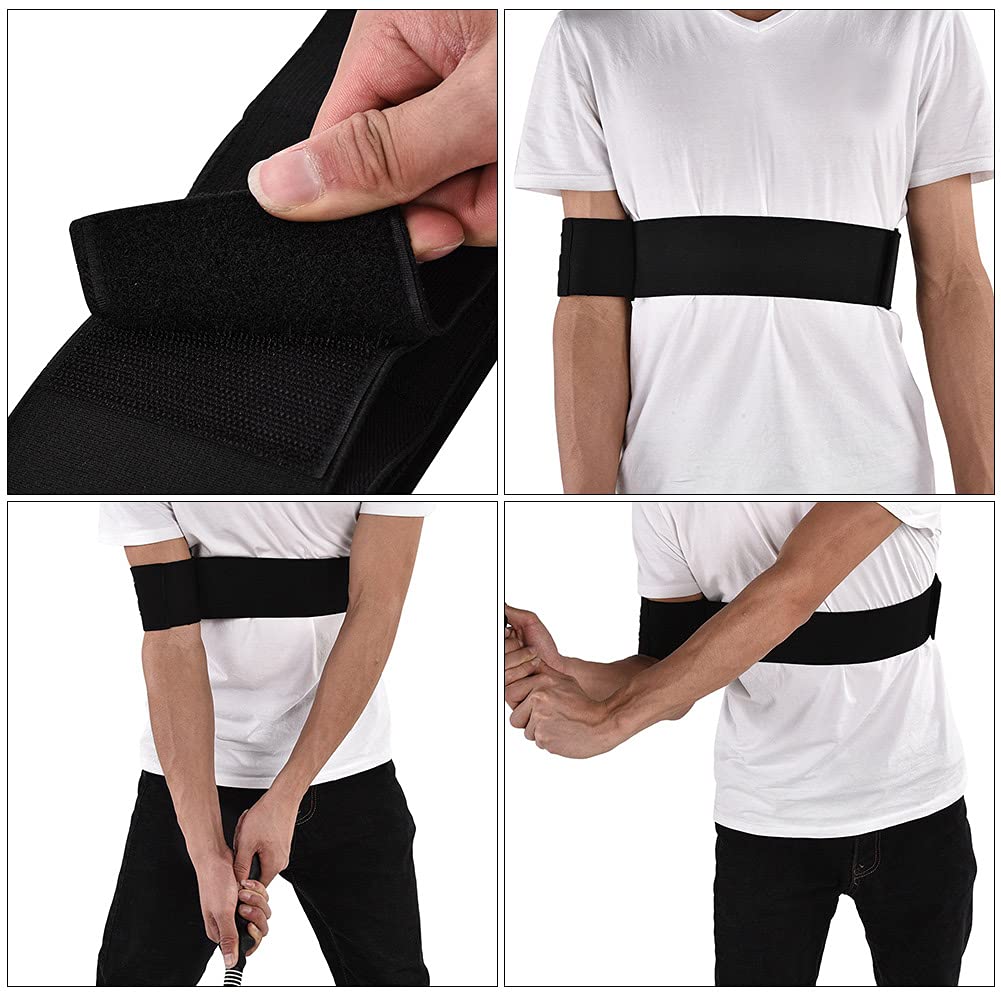 Golf training aid, underarm training band, 4mm-6mm guide distance, close belt, swing trainer, swing correction, elbow support, golf equipment, swing