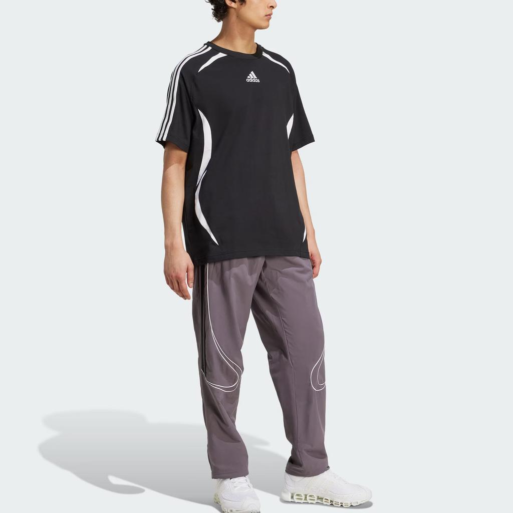 Adidas SS25 Teamgeist Loose Comfortable Crew Neck Short Sleeve T-Shirt Men Tops KE0145