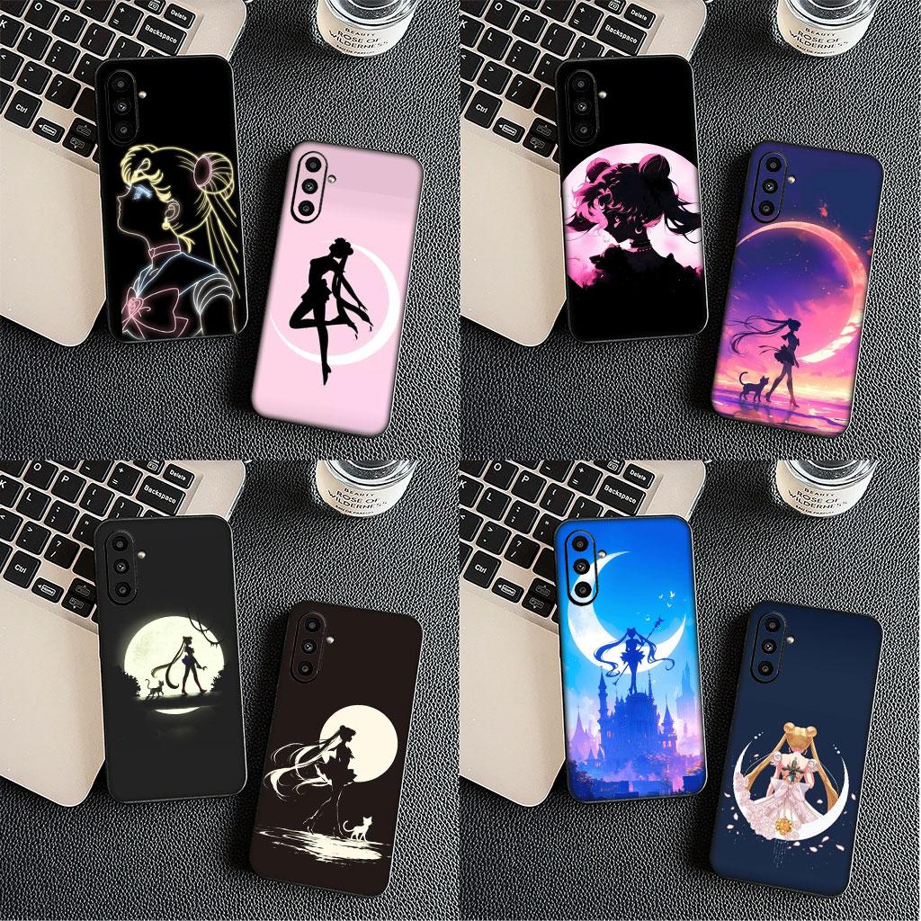 Anime S-Sailors Girl Moons Poster Phone Cover for Samsung Galaxy S25 S24 S23 Fe Ultra Plus S7 Edge A05 A06 A16 A55 A15 A35 Case