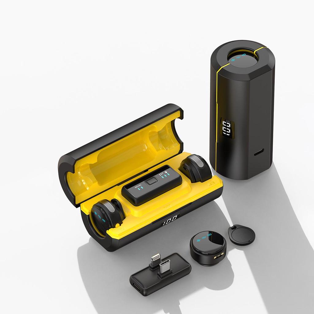 Q18 Magnetic Wireless Collar Microphone with Noise Reduction for Live Broadcast & VLOG