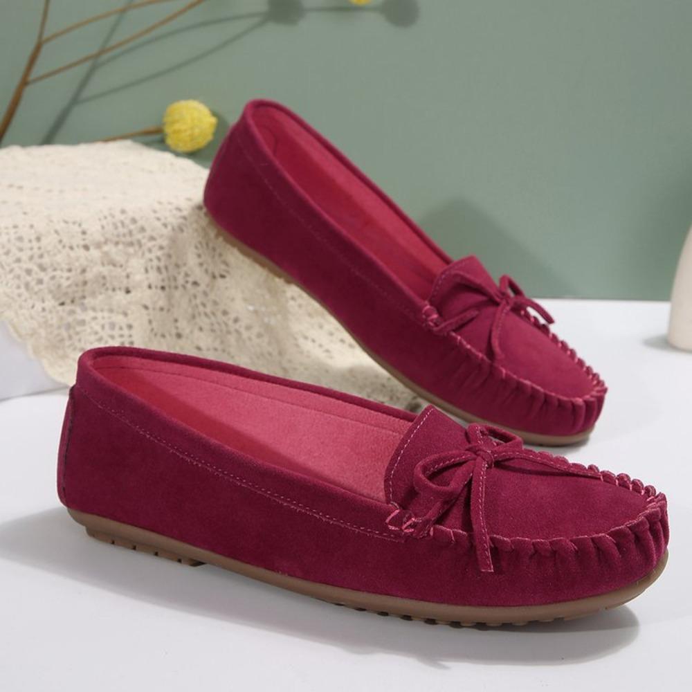 Fashion Fashion Women Shoes Slip On Loafers for Ballet Flats Women Suede Casual Sneakers Zapatos Mujer Flat Shoes for Mom Shoes Autumn