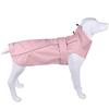 Waterproof Dog Raincoat with Reflective Strip, Adjustable Breathable Rain Coat Jacket with Leash Hole for Dogs