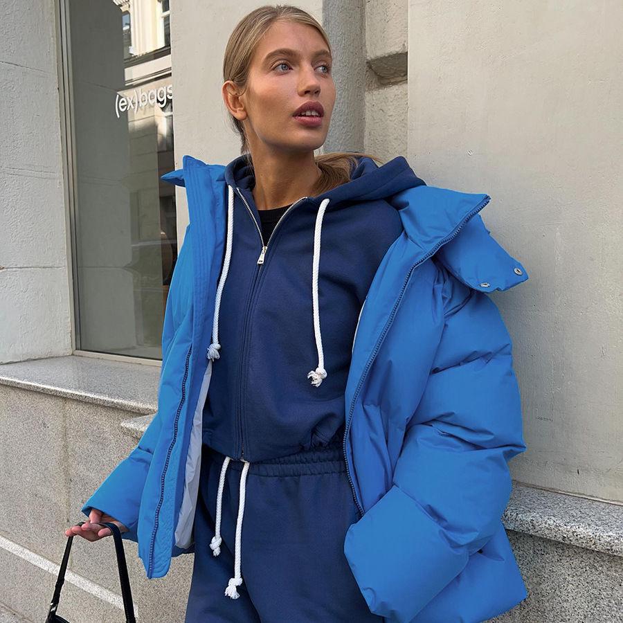 European & American Women's Loose Cotton-Padded Jacket — Autumn/Winter 2025 Collection