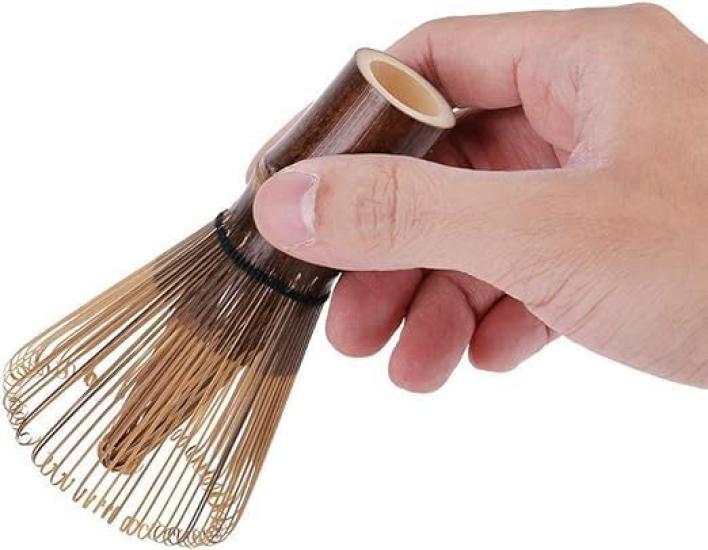 Yamamoto Bamboo Crafts (YAMAMOTOTAKIZAYIKUYA) Made In Japan Tea Ceremony Utensils, Chasen (Chasen), Black Bamboo, with 2 Spikes