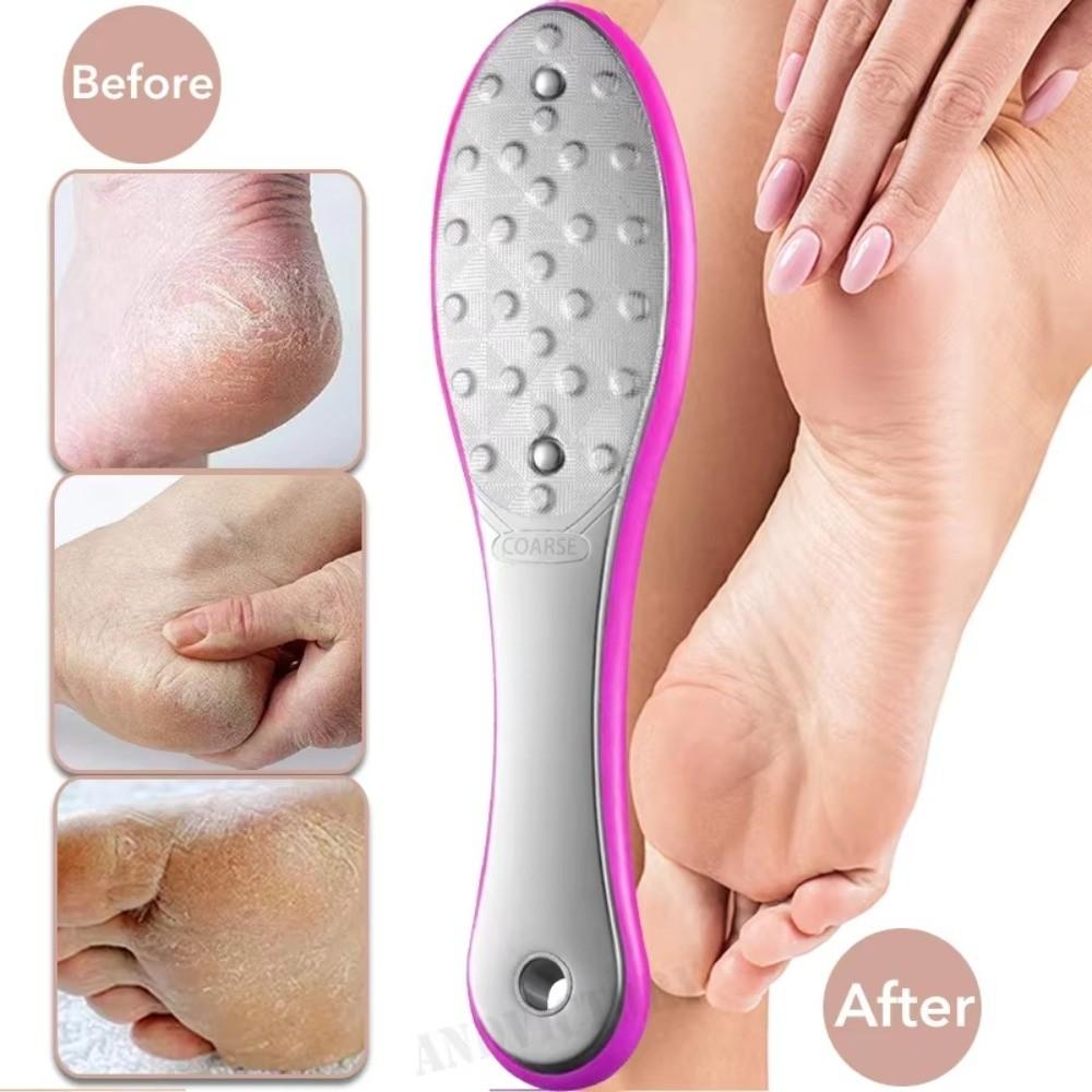 Stainless Steel Dead Skin Remover Double-sided Foot File New Foot Rasp  Foot Care