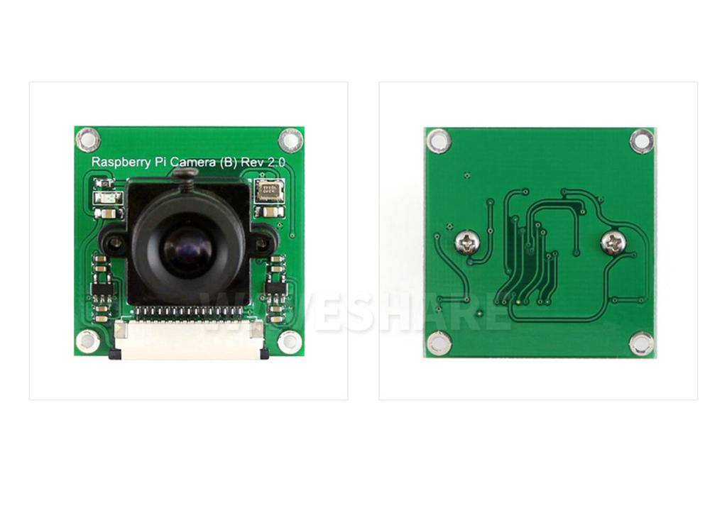 Raspberry Pi Camera Module B OV5647, 5MP, Adjustable Focus, 60.6° FOV