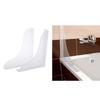 2pcs/set Bathroom Splash Cover Multipurpose Bathtub Splash Cover Supplies for School Office Dormitory Countertop