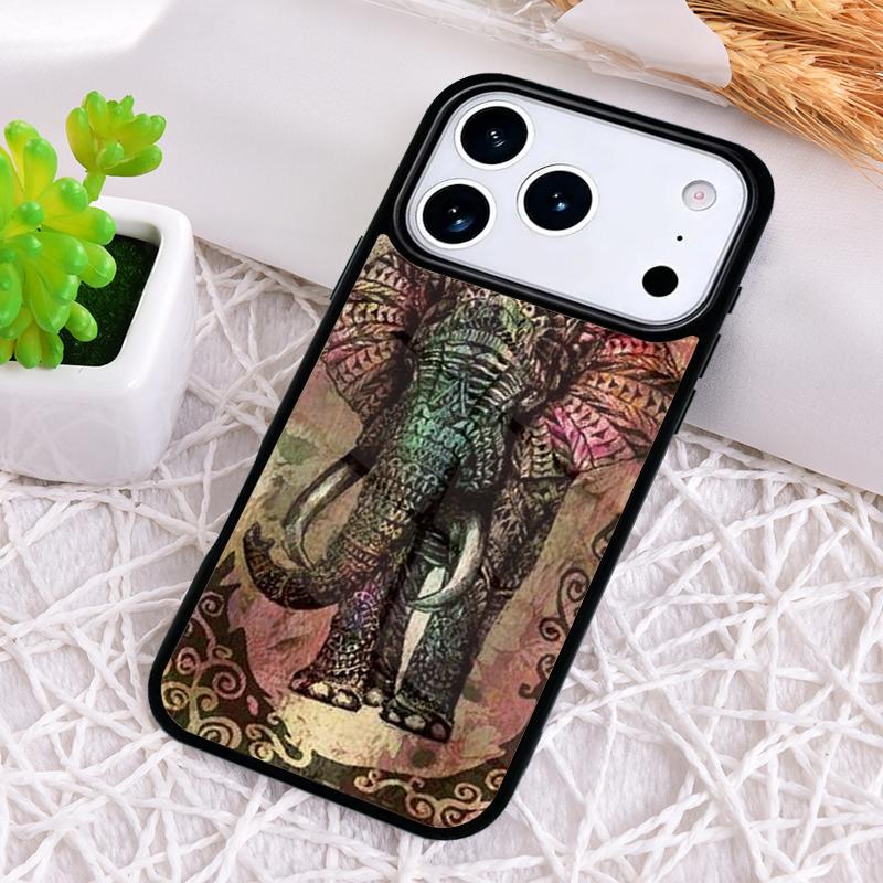 ADORABLE BABY ELEPHANT Phone Case for iPhone 17 Air 16 15 11 12 14 13 Pro Max Shockproof Cover