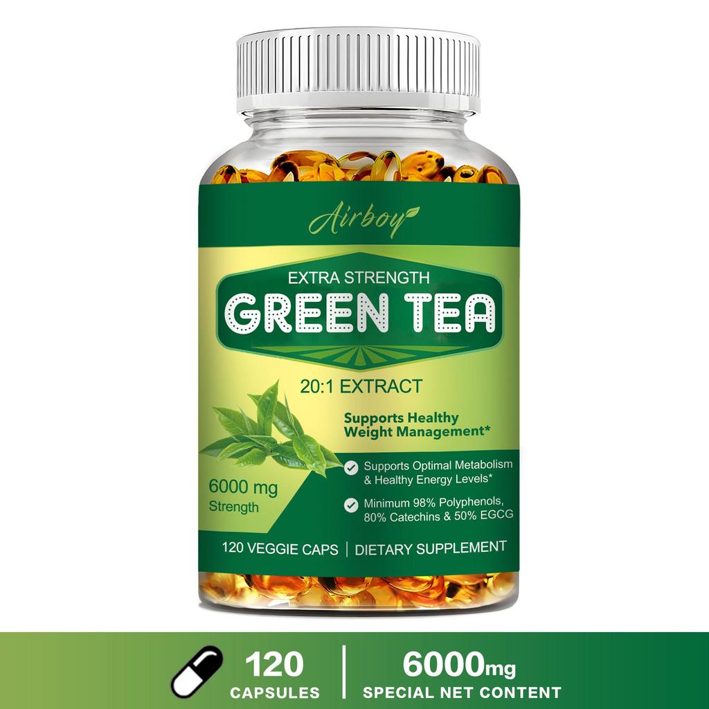 Airboy - Green Tea Extract Capsules - Energy