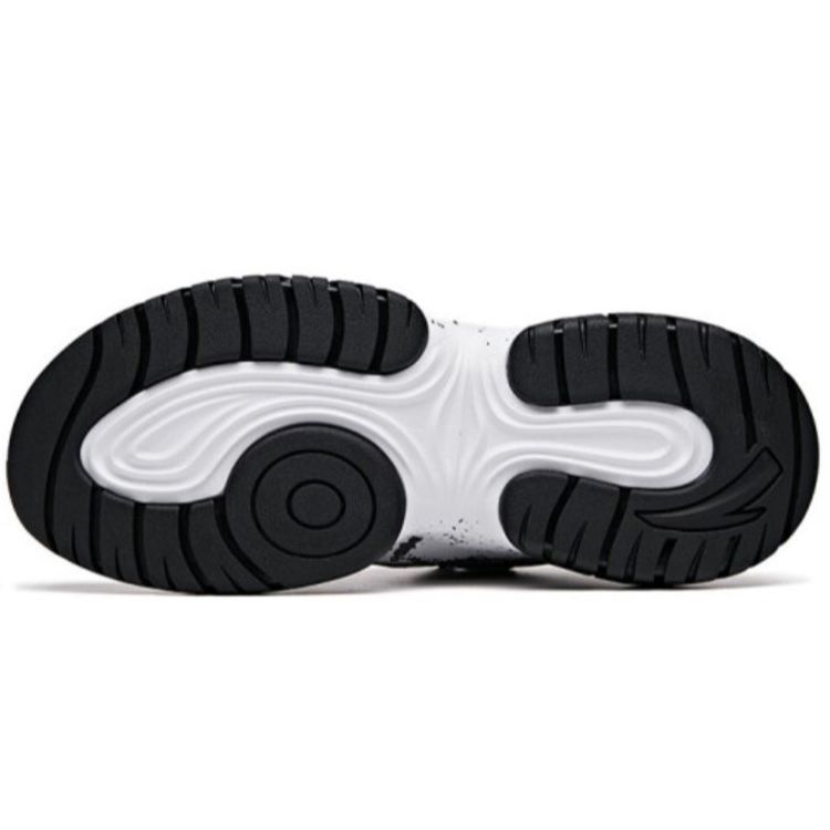 ANTA Women's Retro Chunky Dad Shoes White Black Red 922027033-4