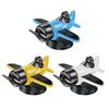 Solar Airplane Car Ornament Multifunctional Solar Powered 360-Degree Rotating Car Dashboard Airplane Ornament