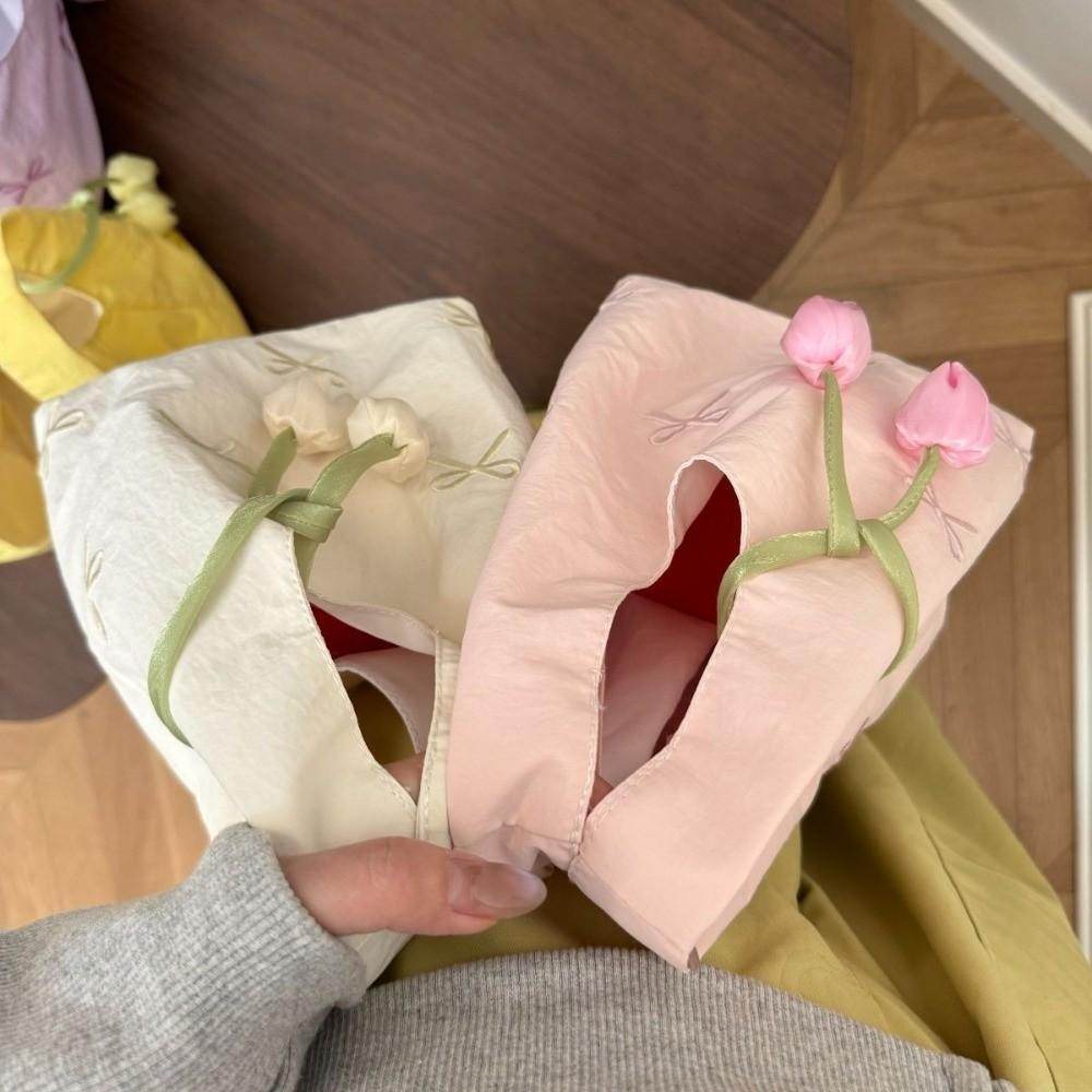 Cloth Temperament Lunch Bag Bow Embroidery Hanfu Handbag  Cheongsam Accessories