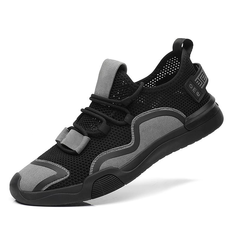 Fashion Summer Mesh Shoes Men Sneakers Breathable Light Men's Casual Shoes Lace-up Walking Footwear Athletic Jogging Tenis Masculino