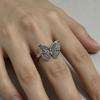 Domestic Sales of New Women's Butterfly-shaped Rings, Copper Opening Adjustable Jewelry