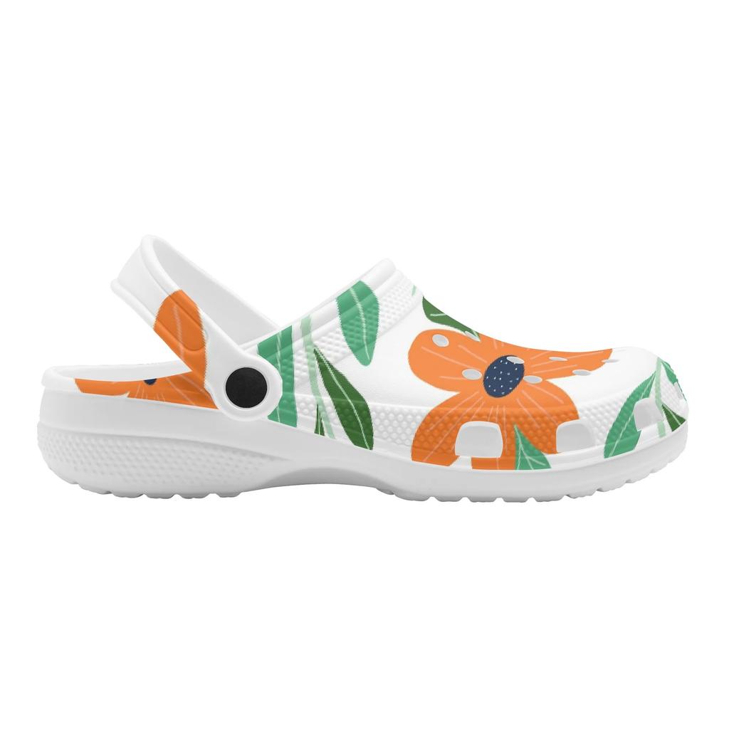 Casual Print EVA Clogs Adult Unisex Breathable Lightweight Slip On Casual Shoes Soft Sole Summer Sandals Lightweight Daily Wear