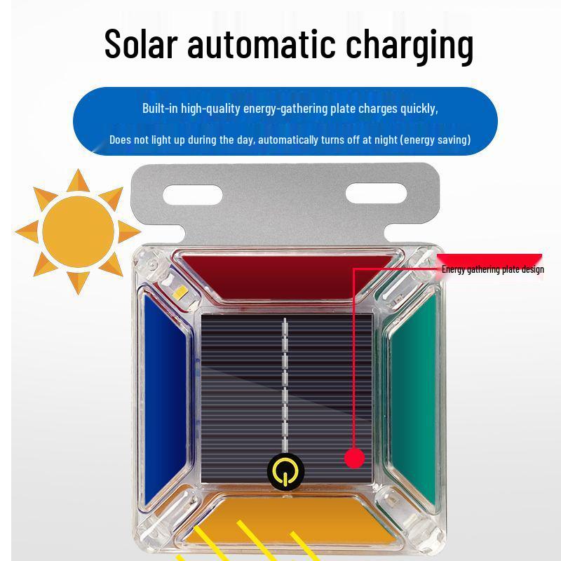 Solar-Powered Anti-Theft Rear Warning Lights for Trucks