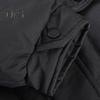 Winter Down Coat Neck Protection Stand Collar Padded Hooded with Pockets Zip-up Parka Windproof Heat Retention Daily Cold Weather Outwear Cotton