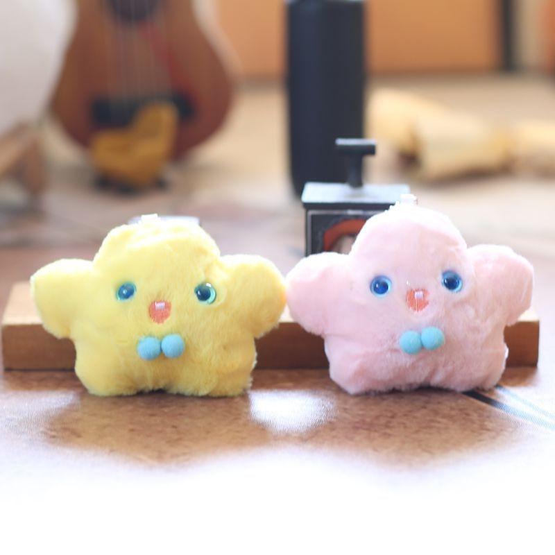Plush Star Small Pendant With Pp Cotton Super Soft Short Plush For Girls Kids